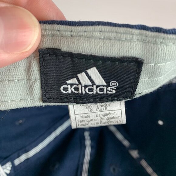 Northern Arizona Lumberjacks Navy Blue Gold Adidas Relaxed Fit Adjustable Hat - Picture 5 of 6